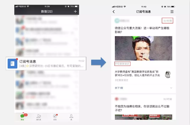 微信訂閱號改版，有人會哭，但小程序一定會笑